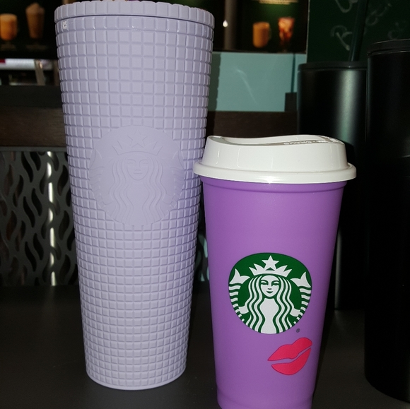 Starbucks Valentine's Disco Lilac tumbler set - Picture 2 of 2